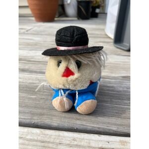 Puffkins Patches Scarecrow Plush Beanbag Doll Swibco‎ 1999 Halloween Decor